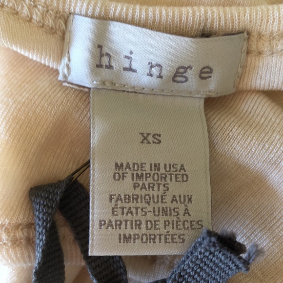 NWT Hinge Off White Tank Top - Picture 8 of 9
